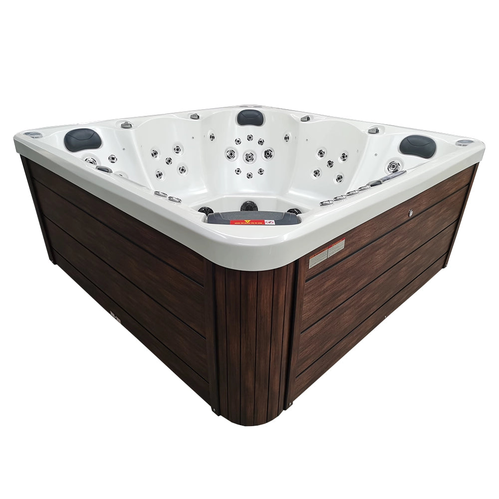 CenturaHeat - Matterhorn Premium 5 Seater Spa Hot Tub – White Pearlescent - Your Fitness Hub