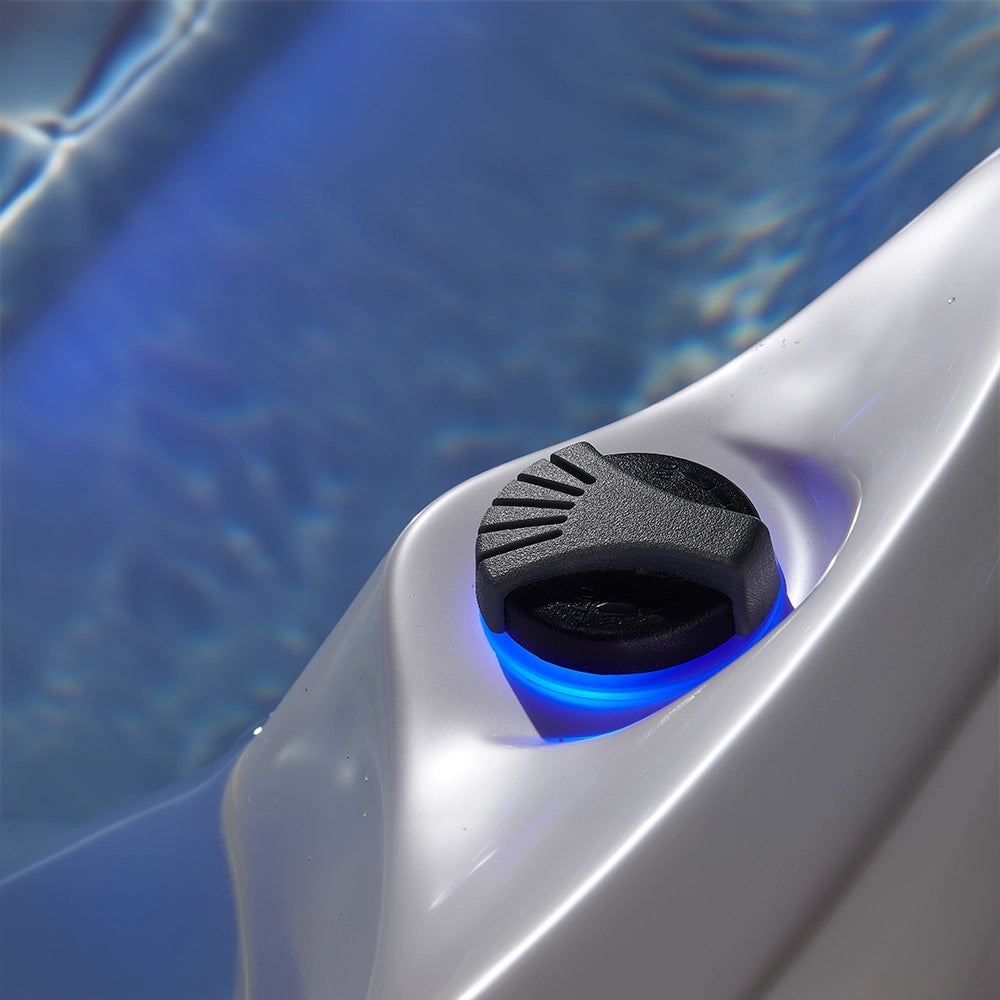 CenturaHeat - Matterhorn Premium 5 Seater Spa Hot Tub – White Pearlescent - Your Fitness Hub