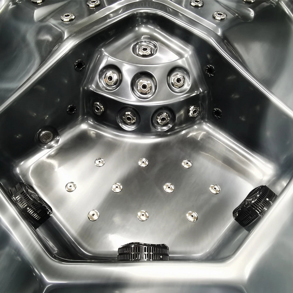 CenturaHeat - Matterhorn Premium 5 Seater Spa Hot Tub – Midnight Opal - Your Fitness Hub