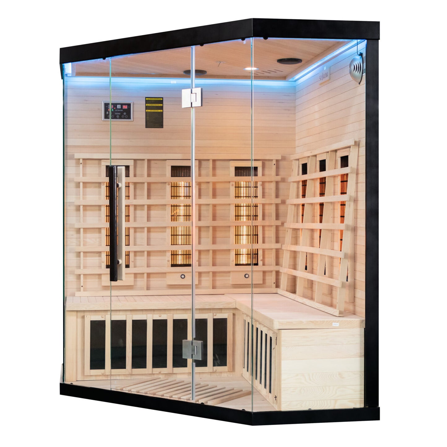 Miracle Sauna - UK-Lux: 4 Person Corner Far Infrared Sauna