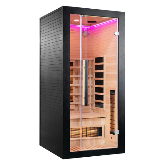 Miracle Sauna - UK-Lux: 1 Person Far Infrared Sauna - Your Fitness Hub