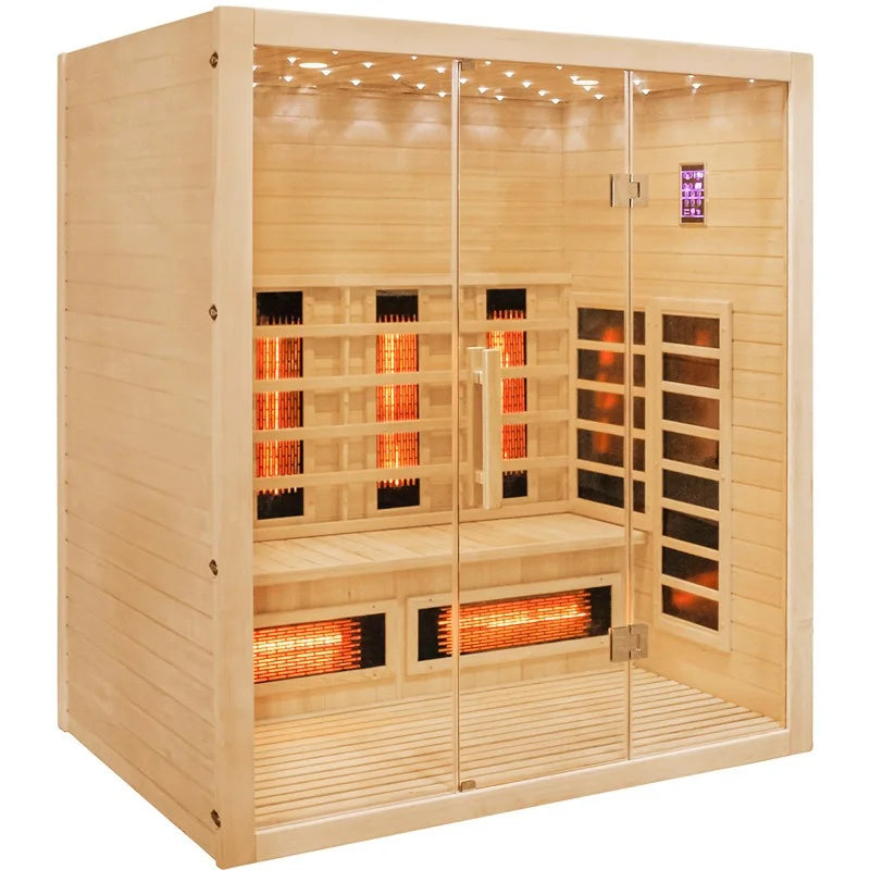 CenturaHeat - 4 Person Combination Bio Indoor Sauna - Your Fitness Hub