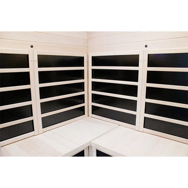 CenturaHeat - 4-5 Person Diamond Corner Sauna - Your Fitness Hub