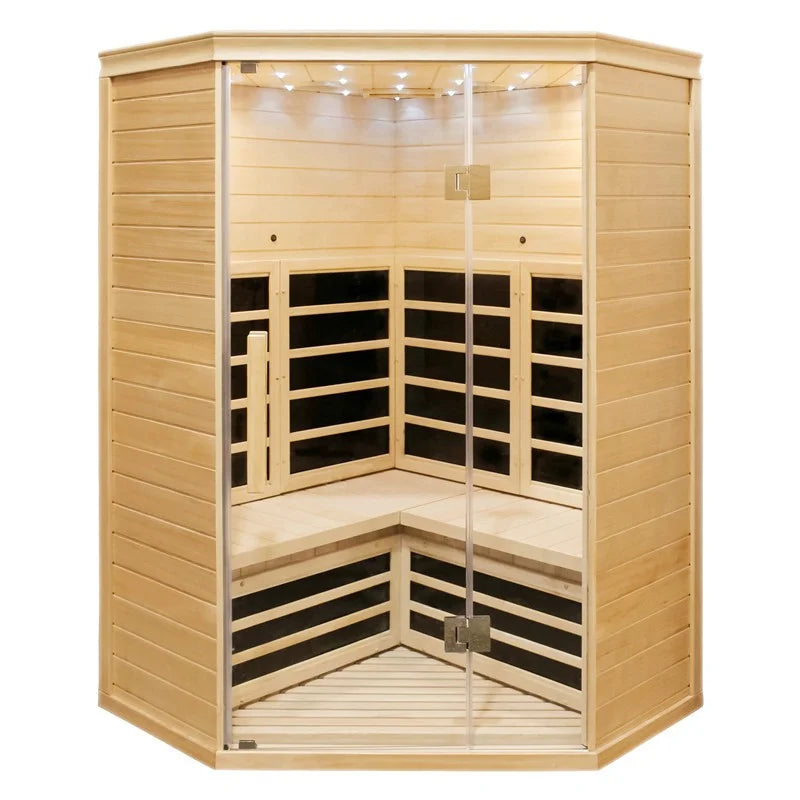 CenturaHeat - 2-3 Person Diamond Corner Sauna - Your Fitness Hub