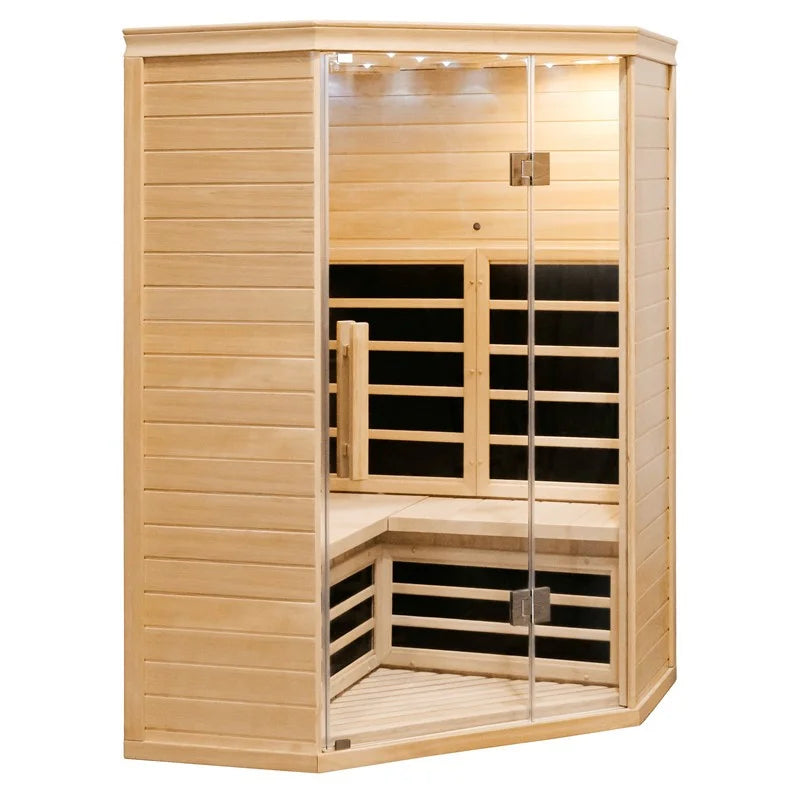 CenturaHeat - 2-3 Person Diamond Corner Sauna - Your Fitness Hub