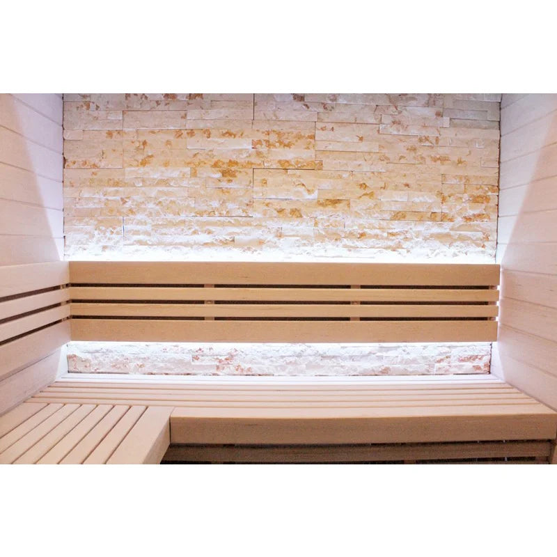 CenturaHeat - Luxury Steam Traditional Indoor Sauna with Glass Door - Your Fitness Hub