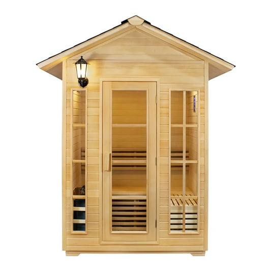 CenturaHeat - 3 Person Outdoor Dry Sauna - Your Fitness Hub