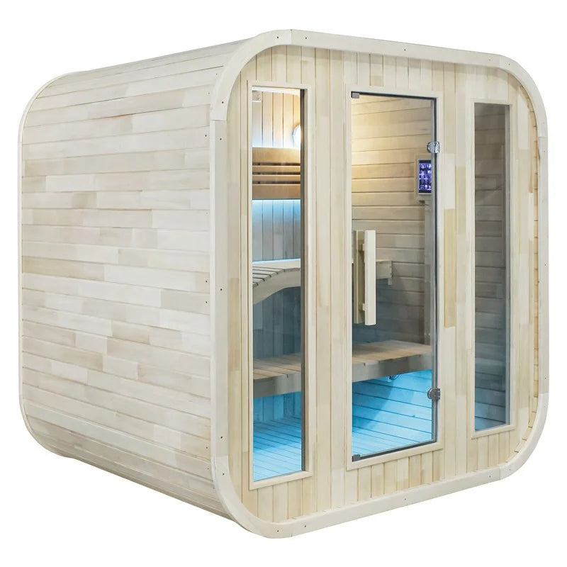CenturaHeat - 2-4 Person Outdoor Square Sauna - Your Fitness Hub