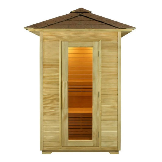 CenturaHeat - 2 Person Outdoor Sauna House - HEAT-HS5003 - Your Fitness Hub