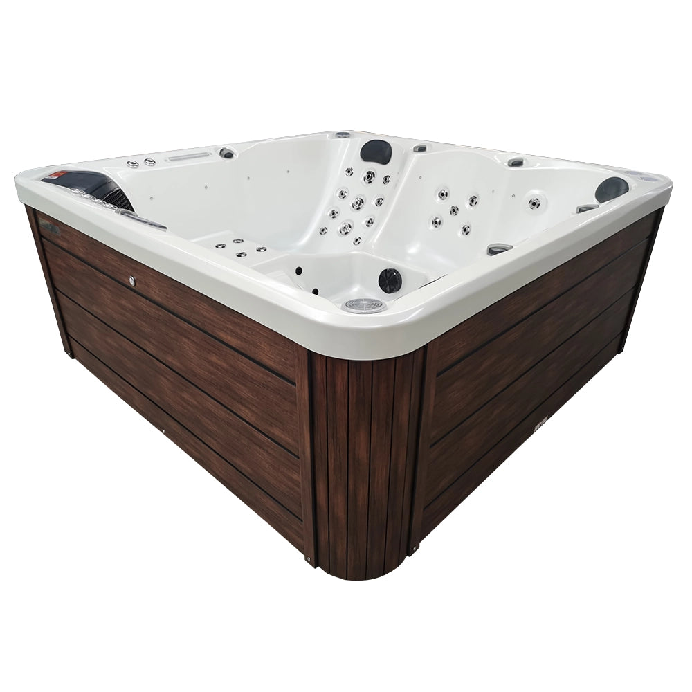 CenturaHeat - Matterhorn Premium 5 Seater Spa Hot Tub – White Pearlescent - Your Fitness Hub