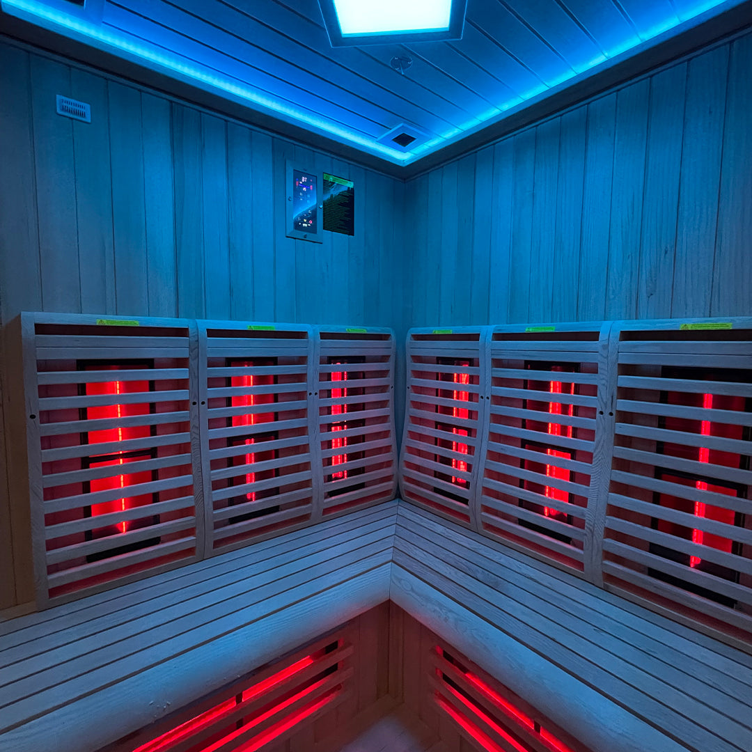 Insignia - KY006 - Infrared Sauna - 1300mm x 1300mm - Your Fitness Hub