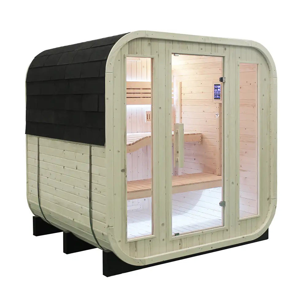 CenturaHeat - 2-4 Person Outdoor Square Sauna - Your Fitness Hub