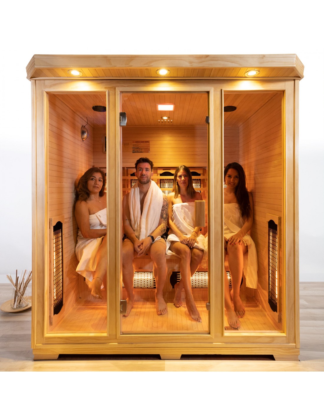 Global Relax - DHARANI S4 PLUS - FULL BODY SAUNA 4 PERSONS - Your Fitness Hub