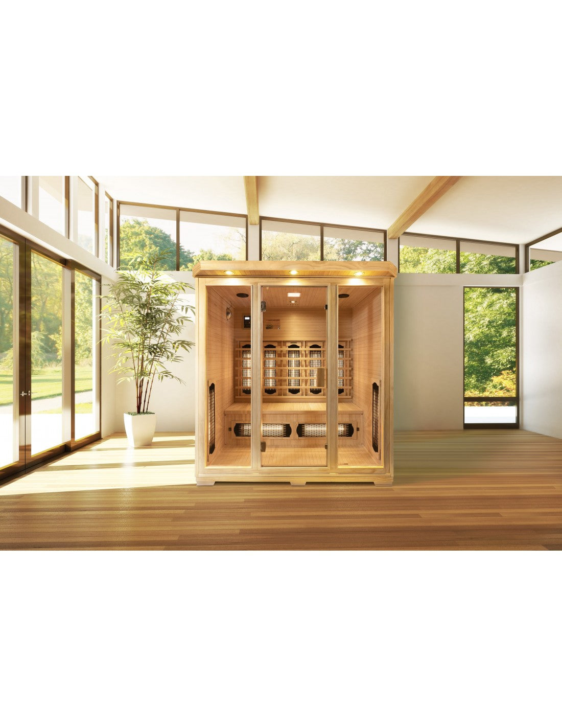Global Relax - DHARANI S4 PLUS - FULL BODY SAUNA 4 PERSONS - Your Fitness Hub
