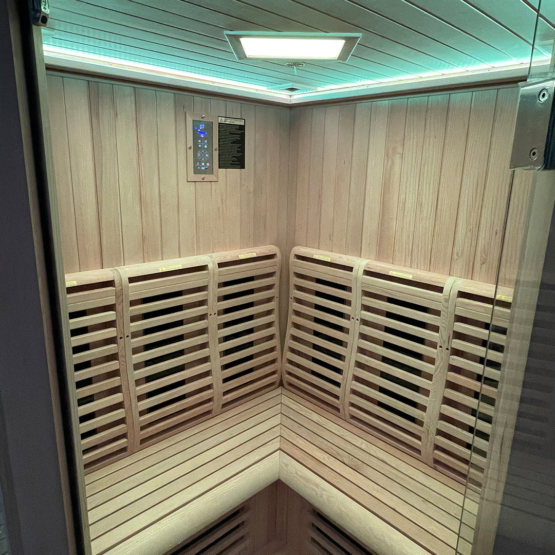 Insignia - KY006 - Infrared Sauna - 1300mm x 1300mm - Your Fitness Hub