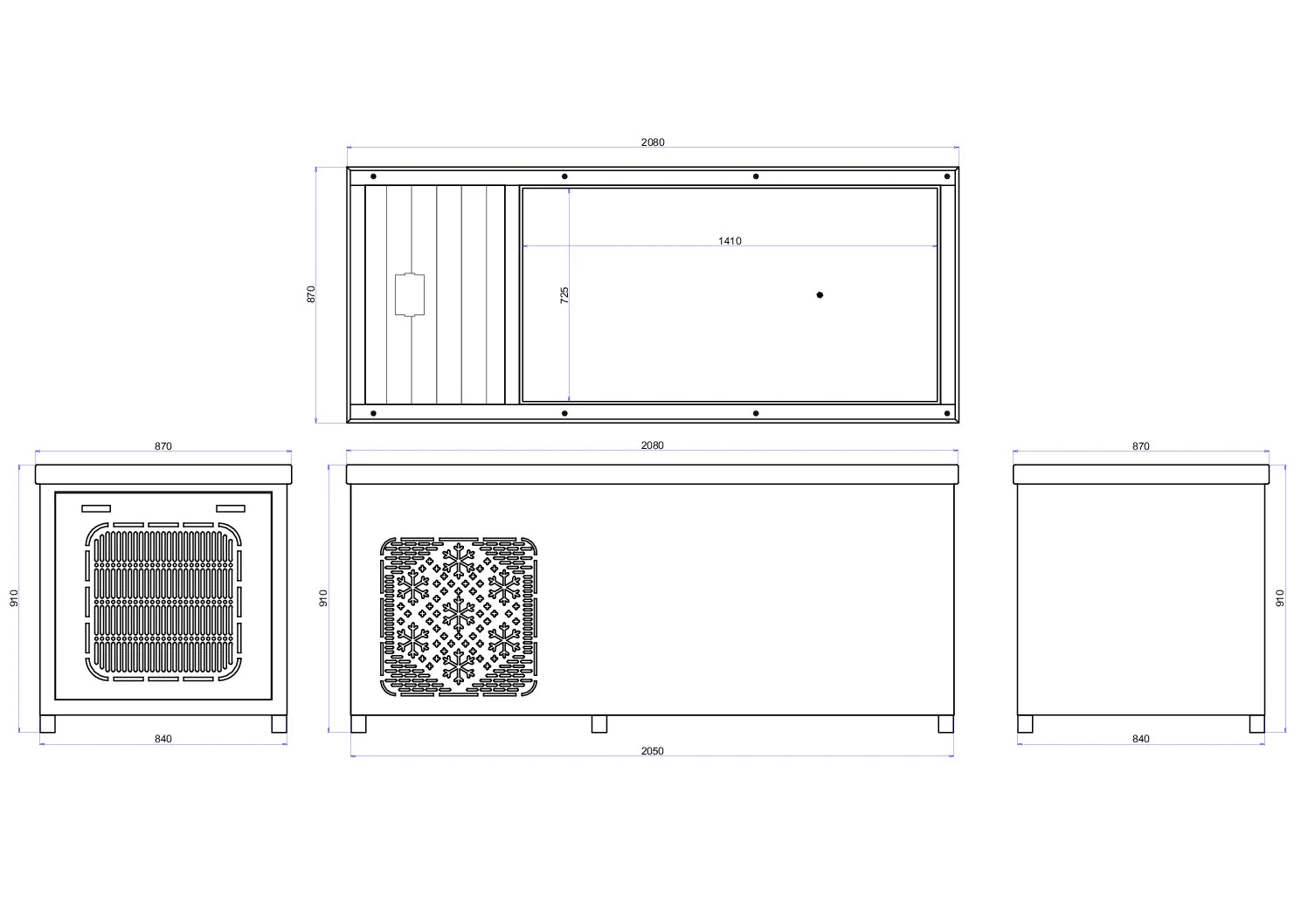 CenturaHeat - Outdoor Hot and Cold Therapy Plunge Tub – Black - Your Fitness Hub