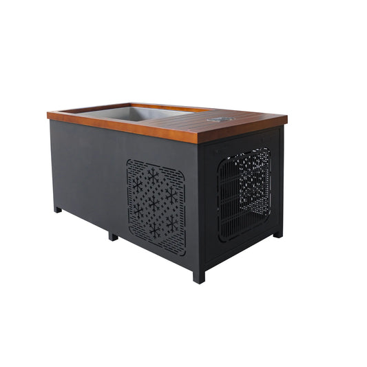 CenturaHeat - Outdoor Hot and Cold Therapy Plunge Tub – Brown - Your Fitness Hub