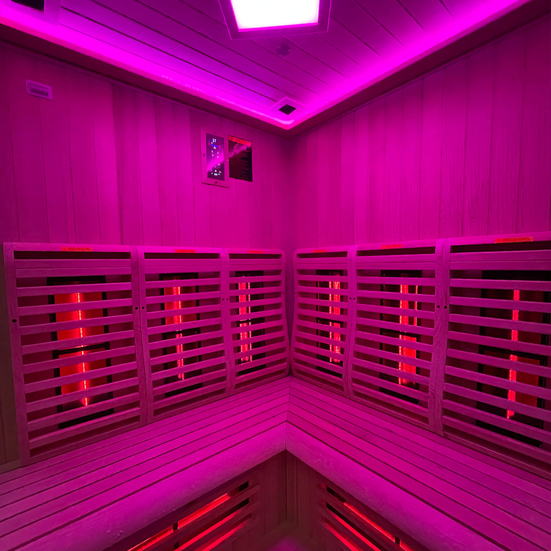 Insignia - KY006 - Infrared Sauna - 1300mm x 1300mm - Your Fitness Hub