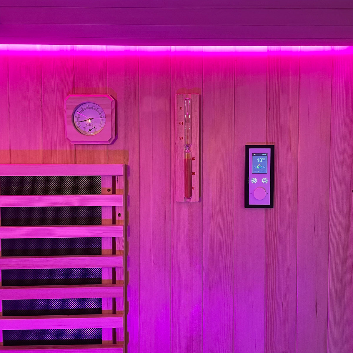 Insignia - MXOS1700 3rd Generation - Outdoor Sauna 1700mm x 1500mm Hybrid - Your Fitness Hub