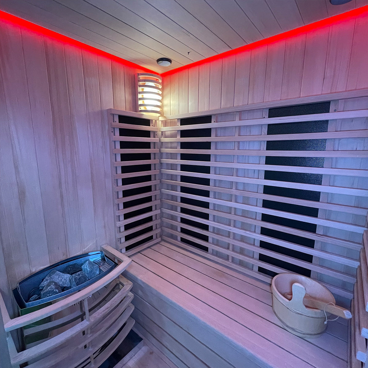Insignia - MXOS1700 3rd Generation - Outdoor Sauna 1700mm x 1500mm Hybrid - Your Fitness Hub