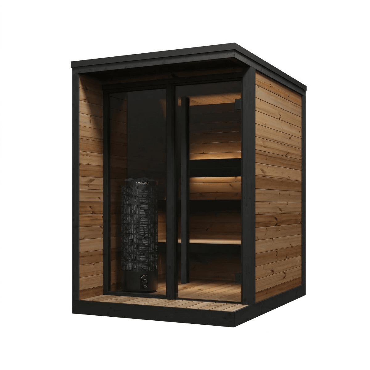 2-4 Person Hiki S Steam Garden Outdoor Sauna | Premium Thermowood - Your Fitness Hub