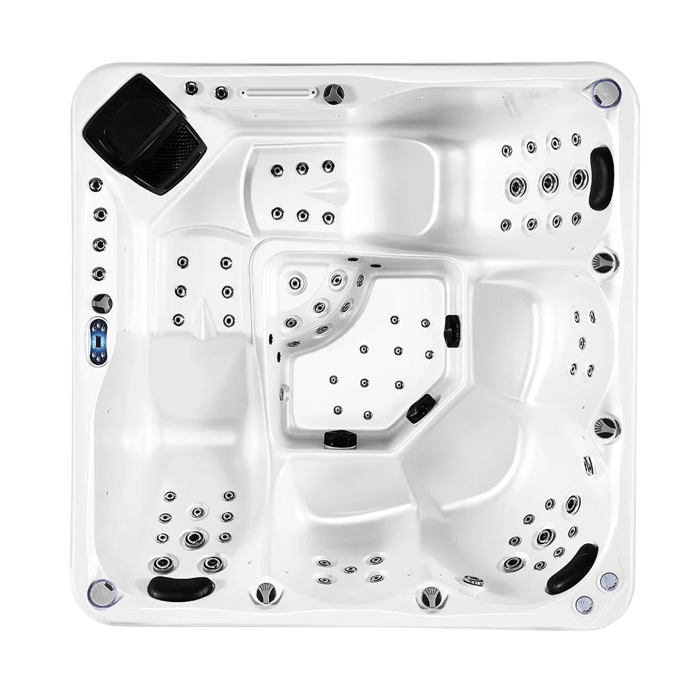 Matterhorn Premium 5 Seater Spa Hot Tub - White - Your Fitness Hub