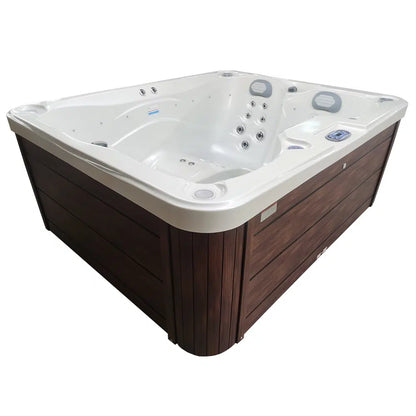 CenturaHeat - Triglav Premium 3-4 Seater Spa Hot Tub – White Pearlescent