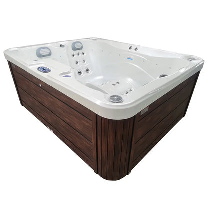 CenturaHeat - Triglav Premium 3-4 Seater Spa Hot Tub – White Pearlescent