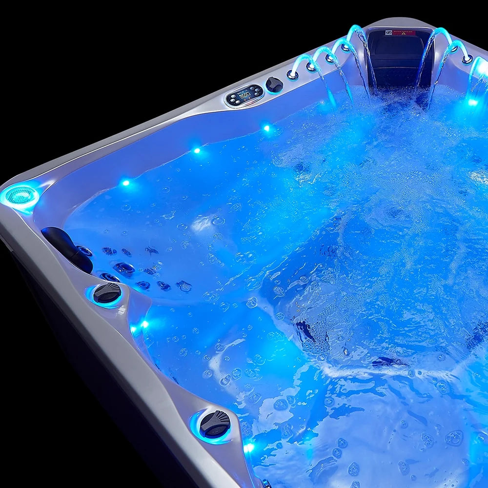 Matterhorn Premium 5 Seater Spa Hot Tub - White - Your Fitness Hub