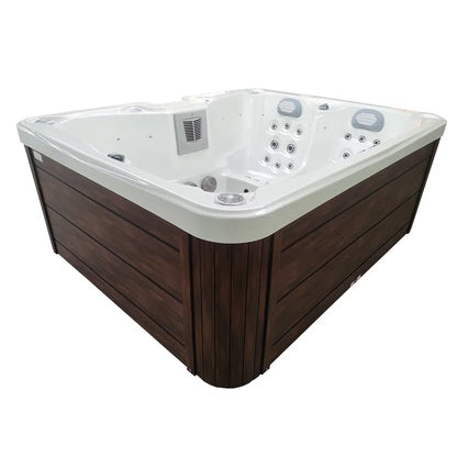 CenturaHeat - Triglav Premium 3-4 Seater Spa Hot Tub – White Pearlescent