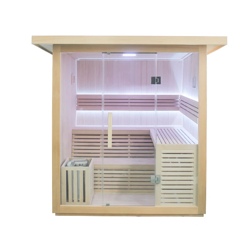 CenturaHeat - 4 Person Steam Outdoor Garden Sauna - Your Fitness Hub