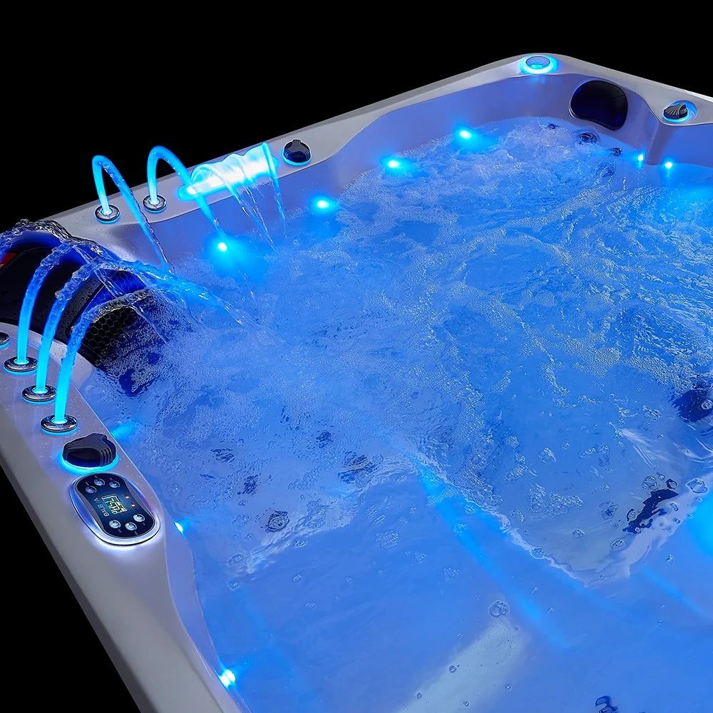 Matterhorn Premium 5 Seater Spa Hot Tub - White - Your Fitness Hub