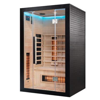 Miracle Sauna - UK-Lux: 2 Person Far Infrared Sauna