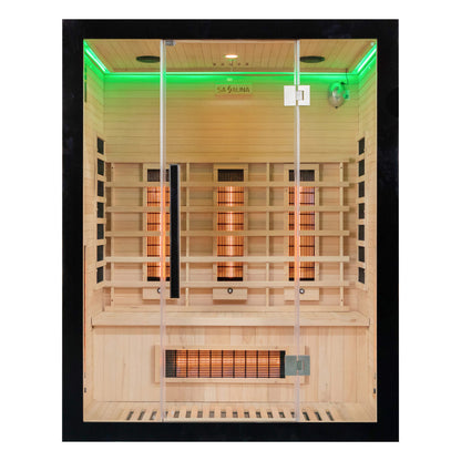 Miracle Sauna - UK-Lux: 3 Person Far Infrared Sauna