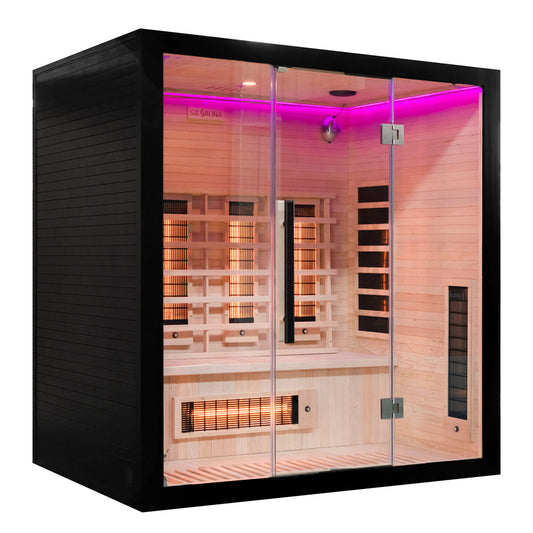 Miracle Sauna - UK-Lux: 4 Person Far Infrared Sauna