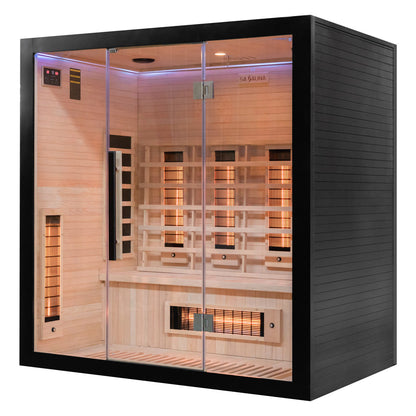 Miracle Sauna - UK-Lux: 4 Person Far Infrared Sauna