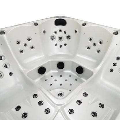 Matterhorn Premium 5 Seater Spa Hot Tub - White - Your Fitness Hub