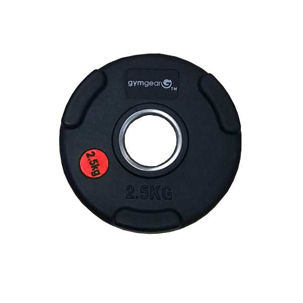 Gym Gear - Rubber Olympic Weight Plate Set (Tri-Grip)