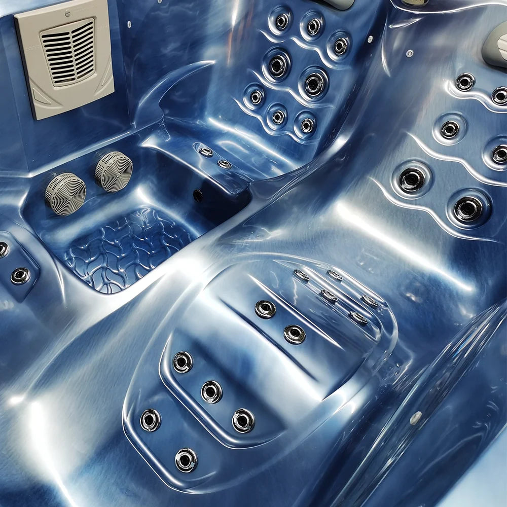 Centuraheat Triglav Luxury 3-4 Seater Spa Hot Tub - Ocean Wave - Your Fitness Hub