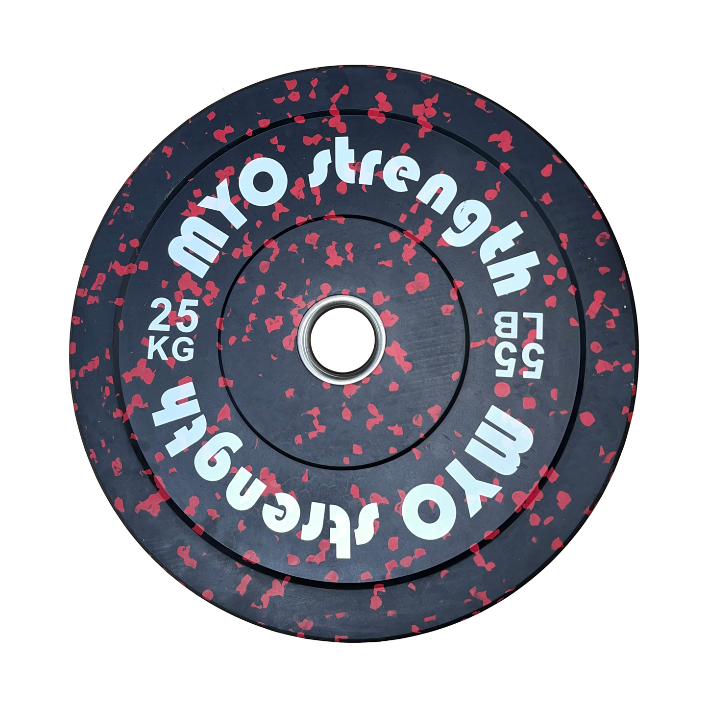 MYO Strength Olympic Rubber Speckled Bumper Plates