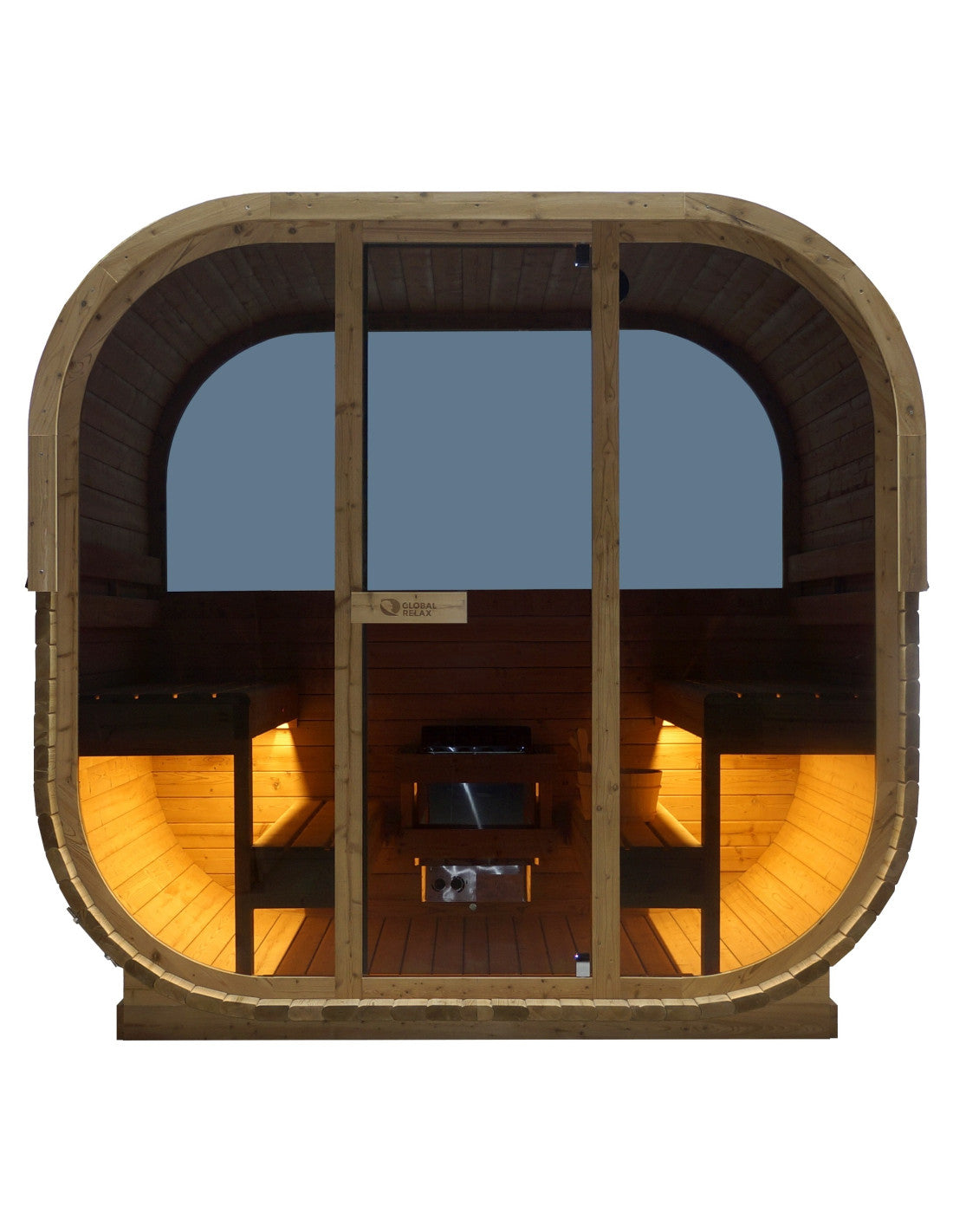 Global Relax - DHARANI CUBE - Outdoor Steam Sauna - 6 People