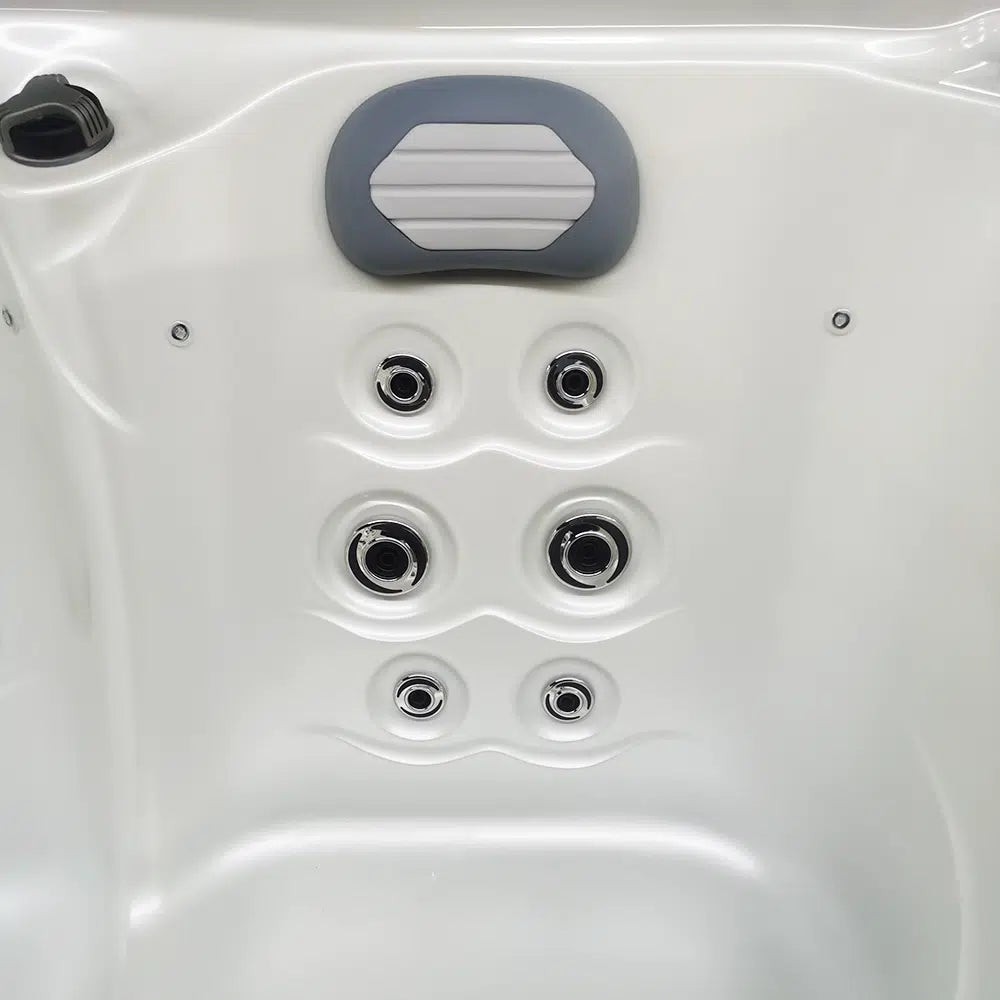 CenturaHeat - Triglav Premium 3-4 Seater Spa Hot Tub – White Pearlescent