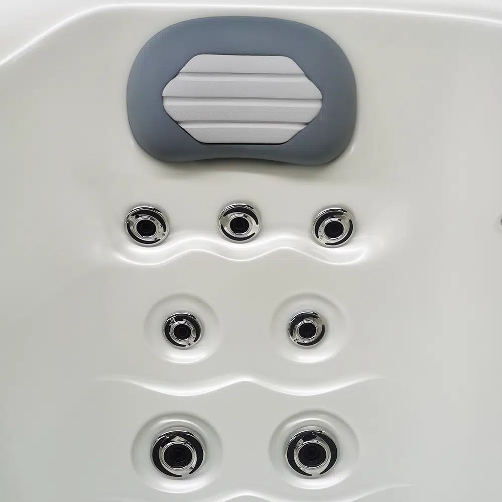 CenturaHeat - Triglav Premium 3-4 Seater Spa Hot Tub – White Pearlescent