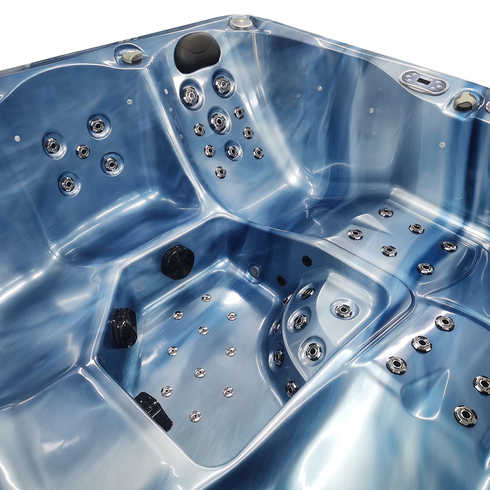 CenturaHeat - Matterhorn Premium 5 Seater Spa Hot Tub – Ocean Wave