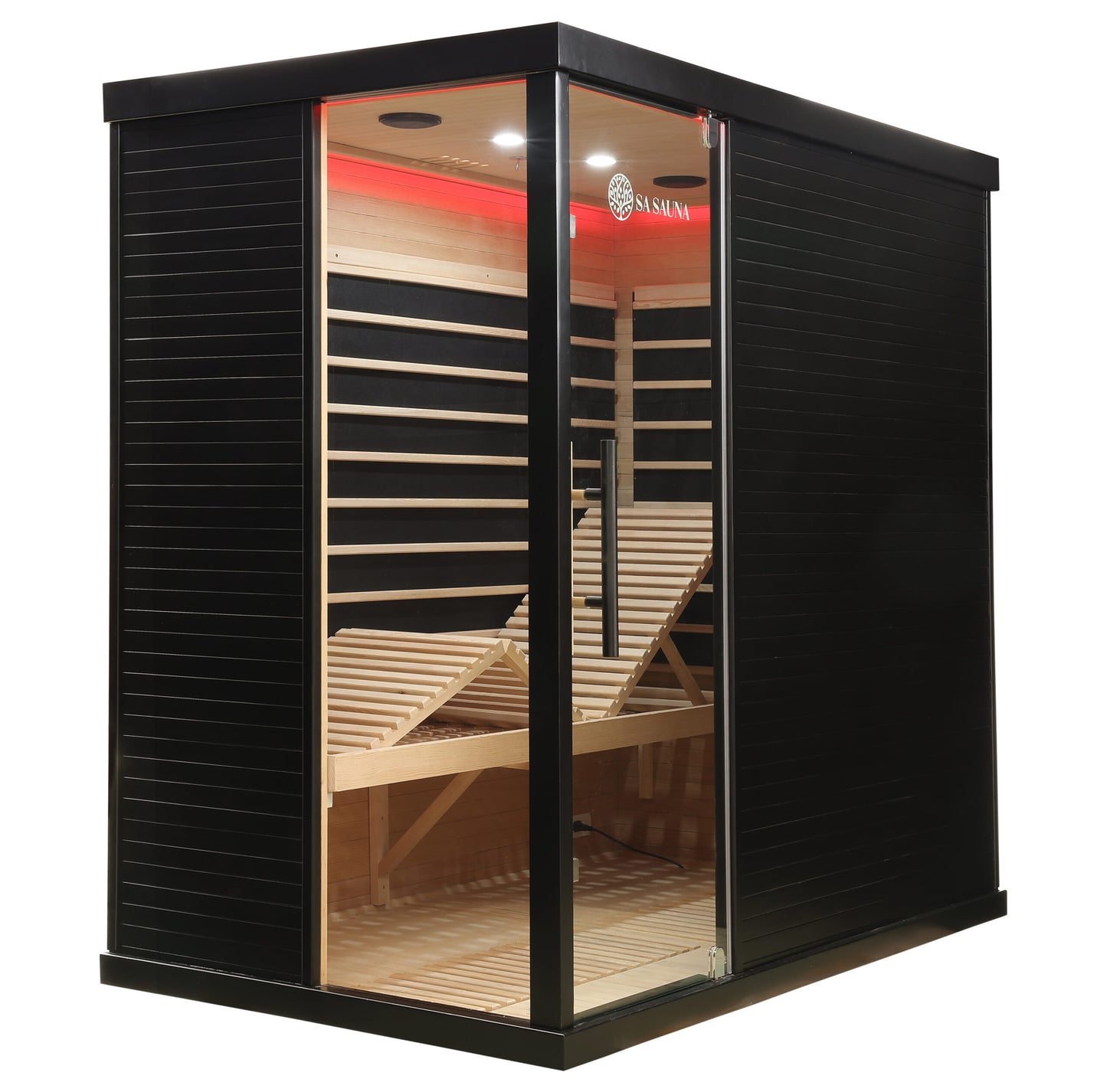 Miracle Sauna - Premium Black Box Far Infrared Sauna: 4 Person