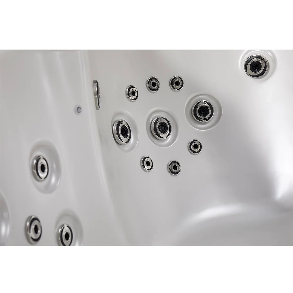 Matterhorn Premium 5 Seater Spa Hot Tub - White - Your Fitness Hub