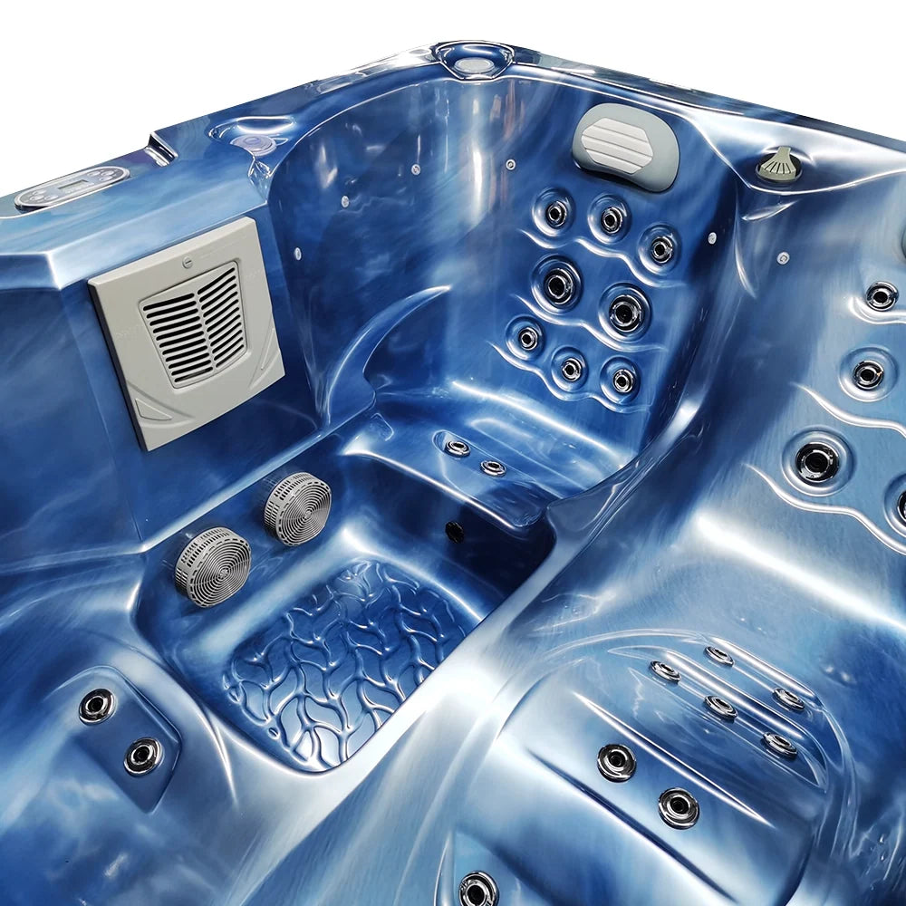 Centuraheat Triglav Luxury 3-4 Seater Spa Hot Tub - Ocean Wave - Your Fitness Hub
