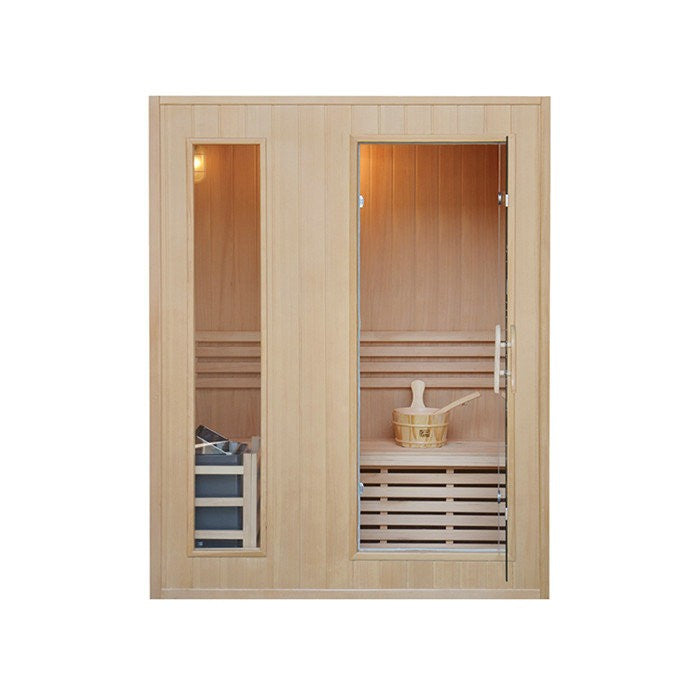 CenturaHeat Traditional Steam 3 Person Indoor Sauna - Your Fitness Hub