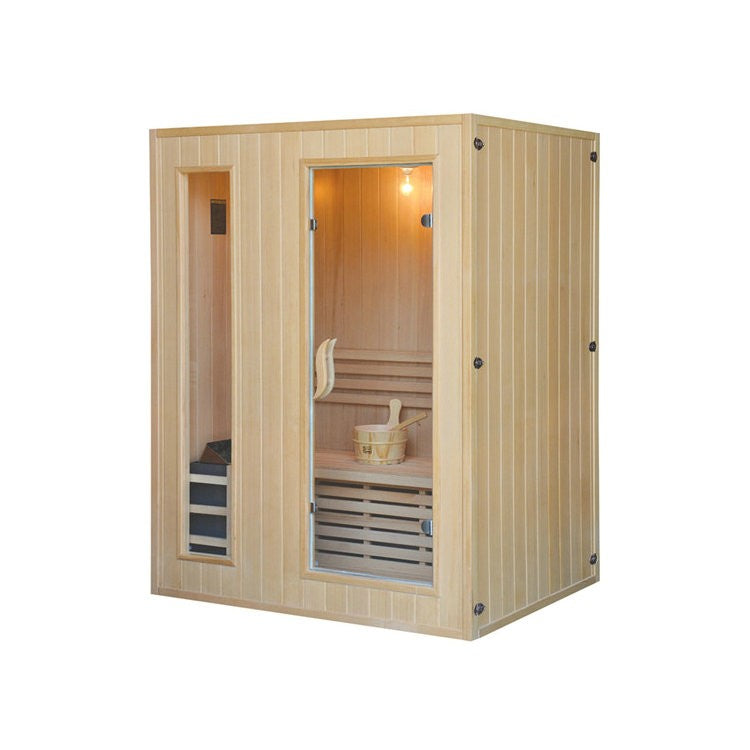 CenturaHeat Traditional Steam 3 Person Indoor Sauna - Your Fitness Hub