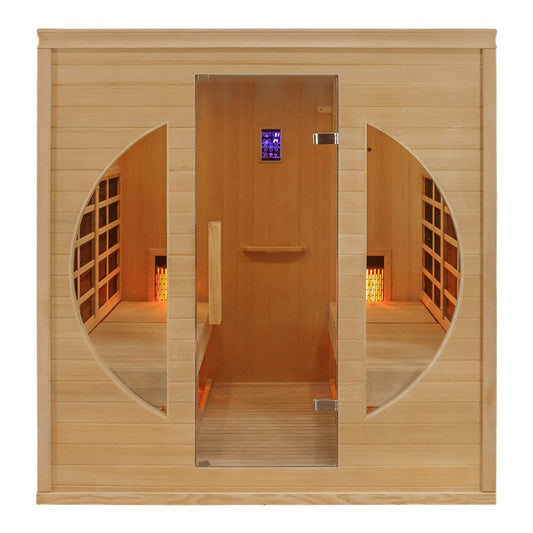 CenturaHeat 2-6 Person Infrared Relax Indoor Sauna - Your Fitness Hub